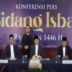 SIDANG ISBAT: Konferensi Pers Sidang Isbat Awal Ramadan 1446 HI bersama Menteri Agama, Nazaruddin Umar. (foto hasil screenshoot/kacamatanegeri.com)