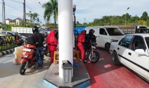 Stok BBM di SPBU PPU Aman